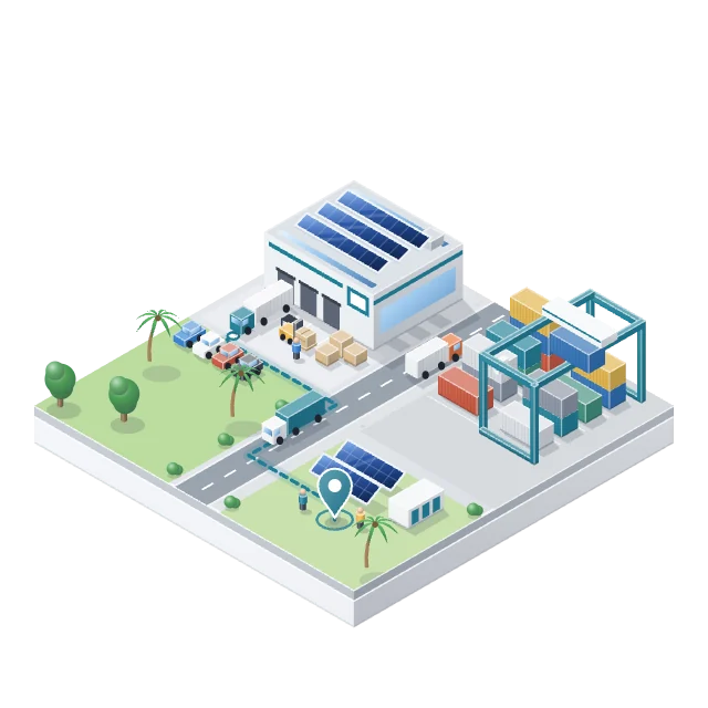Supply Chain diorama